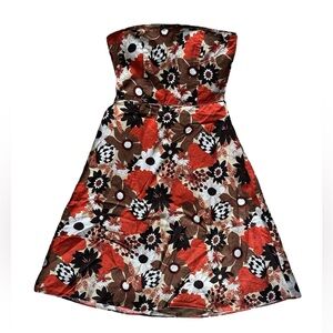 Ann Taylor LOFT Strapless Floral Dress - Size 6